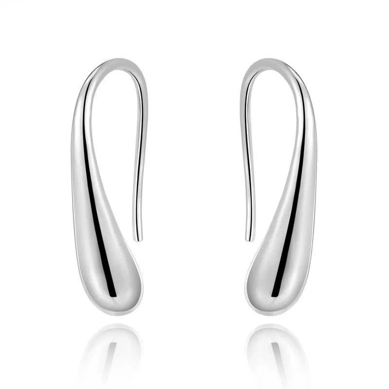 Luxury Water Drop Hoop Earrings