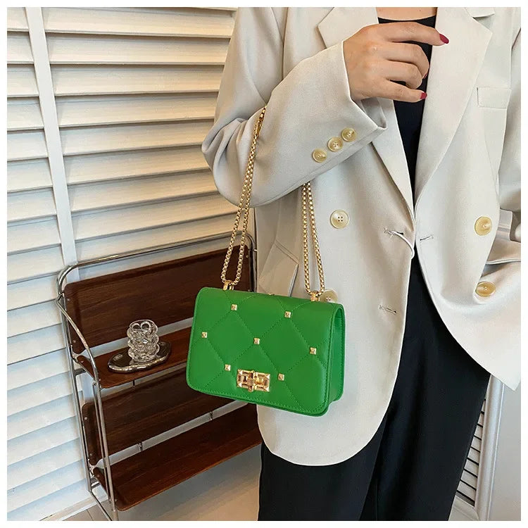 Luxury Chain Crossbody Small Square Bag