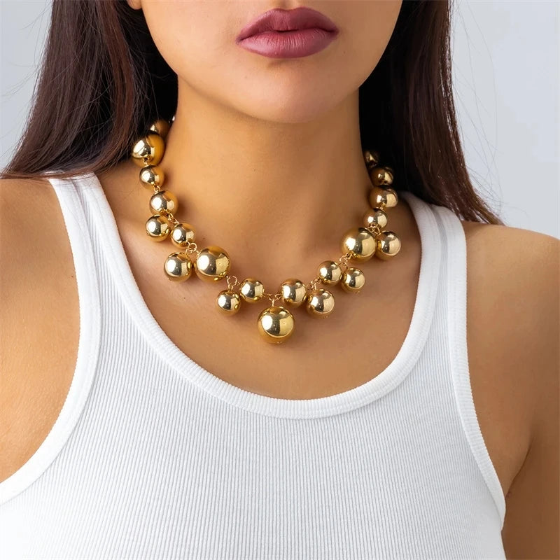 Vintage Pearl Collarbone Necklace