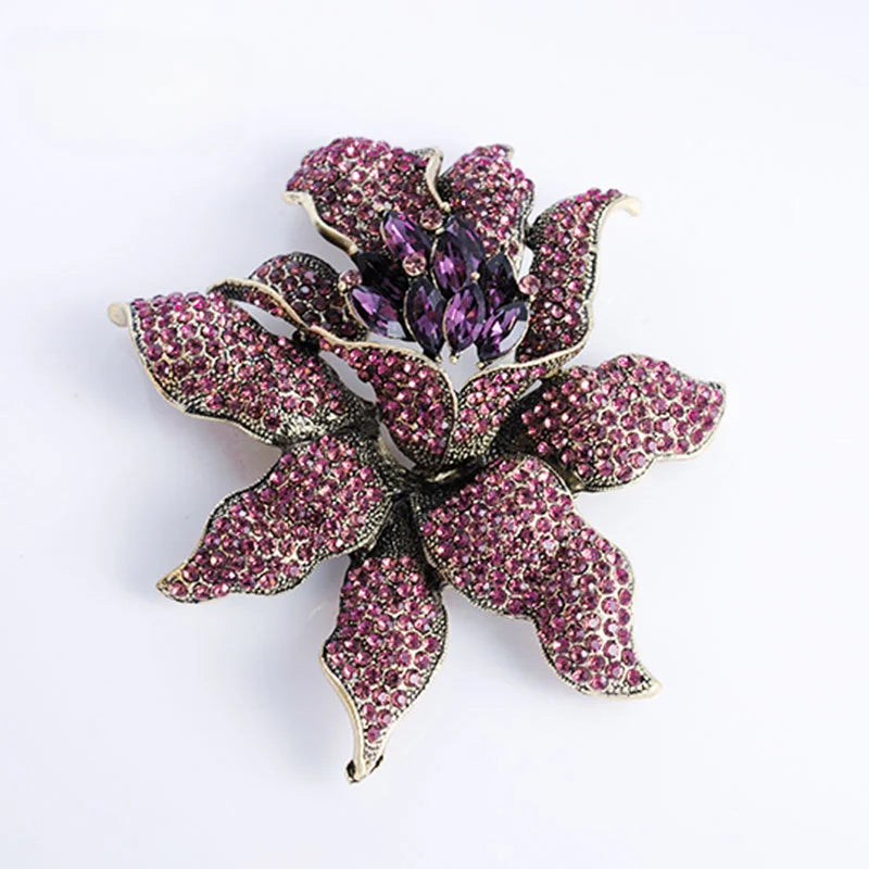 Fashion Flower Brooch for Blazers