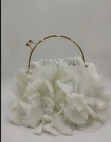 Bianca's Satin Floral Clutch Bag