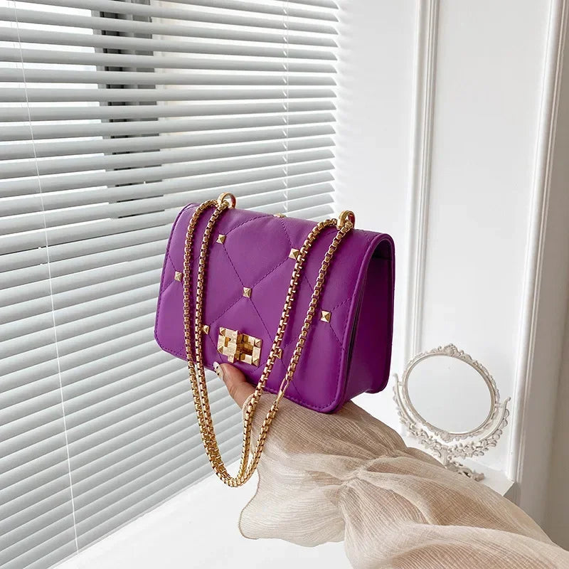 Luxury Chain Crossbody Small Square Bag