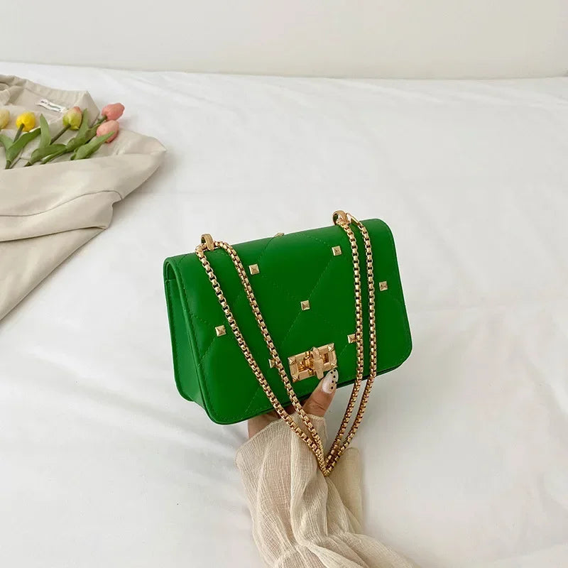 Luxury Chain Crossbody Small Square Bag