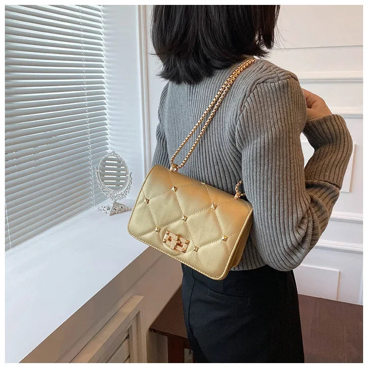 Luxury Chain Crossbody Small Square Bag