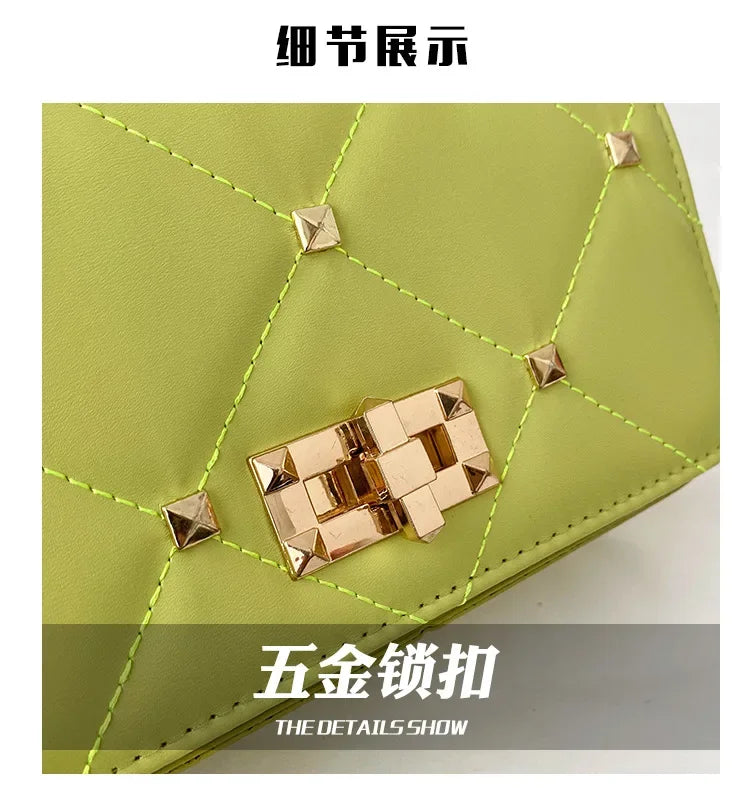 Luxury Chain Crossbody Small Square Bag