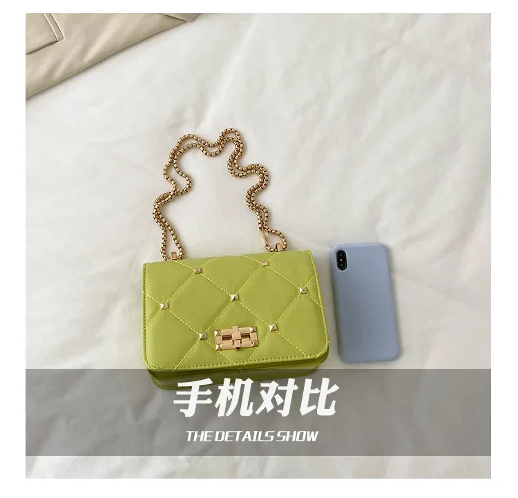 Luxury Chain Crossbody Small Square Bag