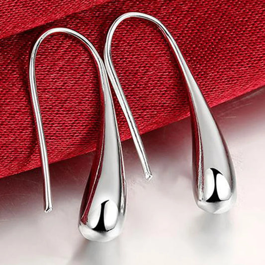 Luxury Water Drop Hoop Earrings