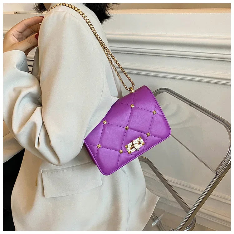 Luxury Chain Crossbody Small Square Bag