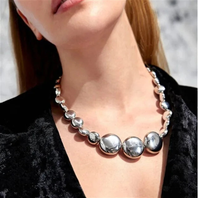 Vintage Pearl Collarbone Necklace