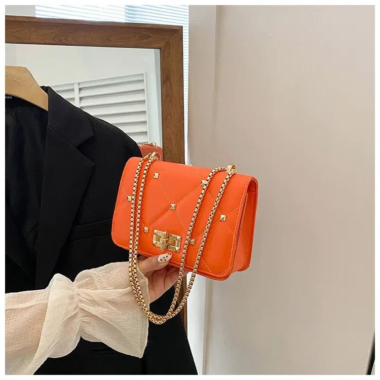 Luxury Chain Crossbody Small Square Bag