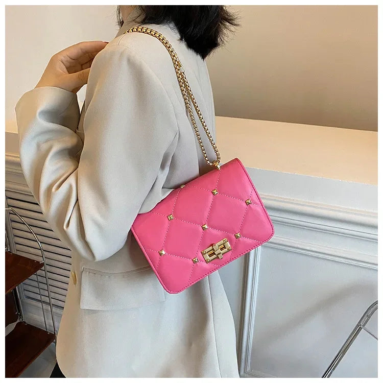 Luxury Chain Crossbody Small Square Bag