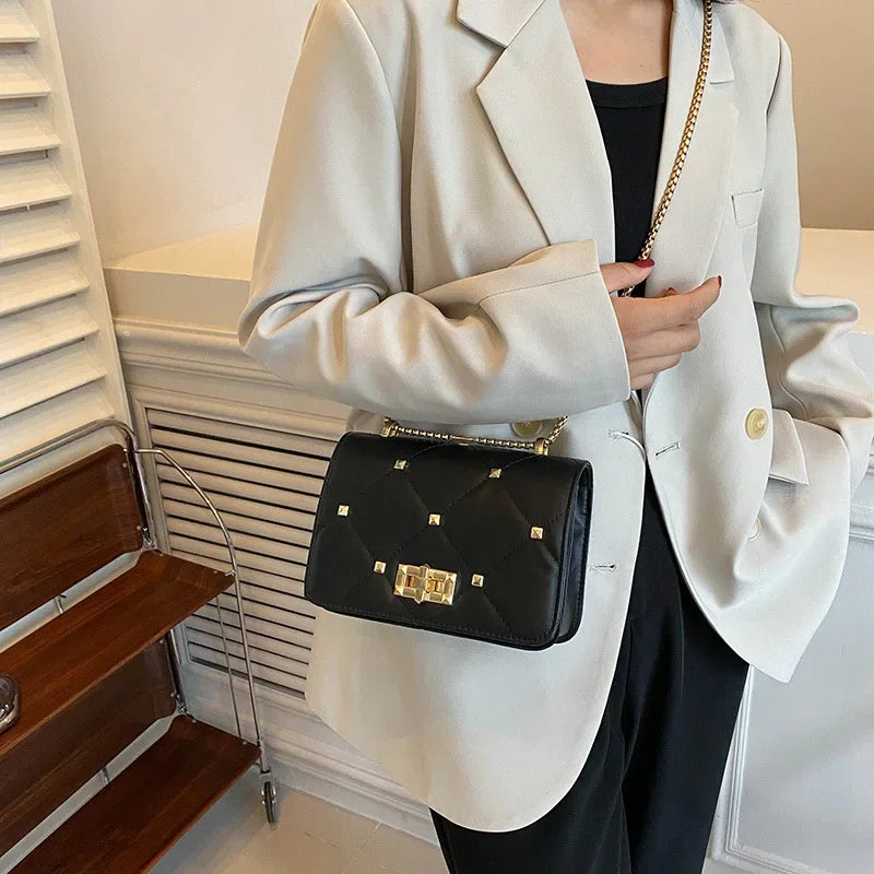 Luxury Chain Crossbody Small Square Bag