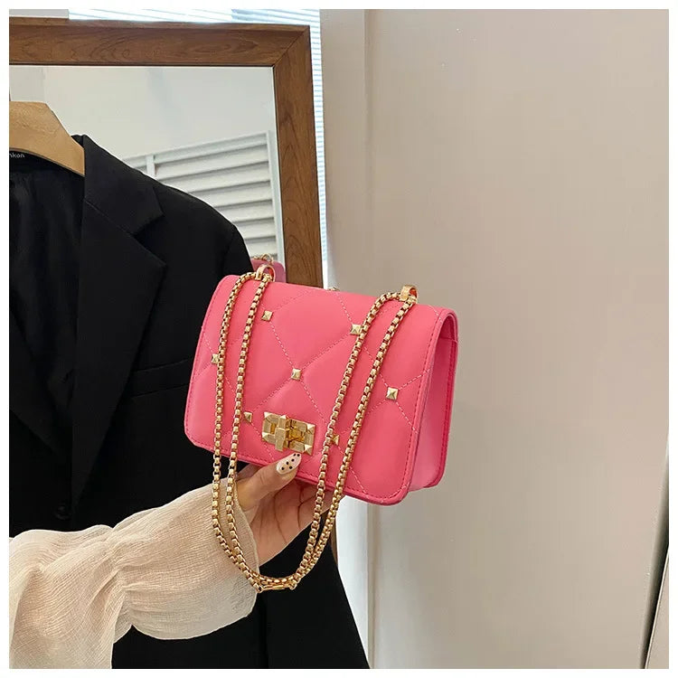 Luxury Chain Crossbody Small Square Bag