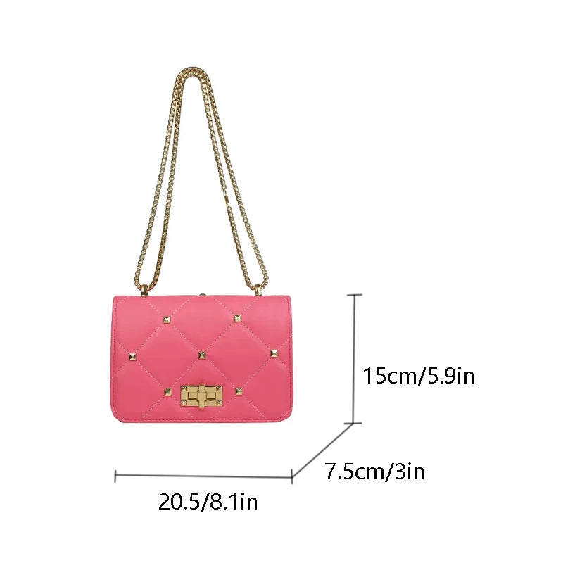 Luxury Chain Crossbody Small Square Bag