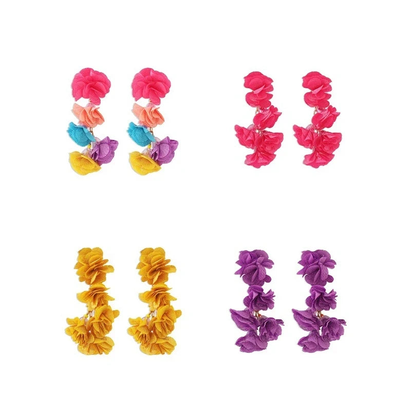 Fashionable Flower Earrings