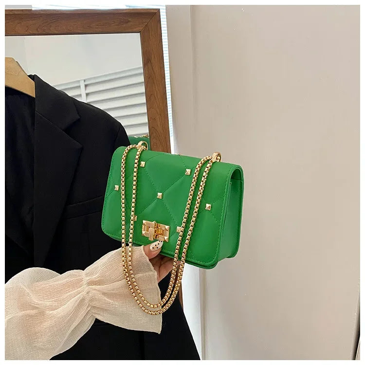 Luxury Chain Crossbody Small Square Bag