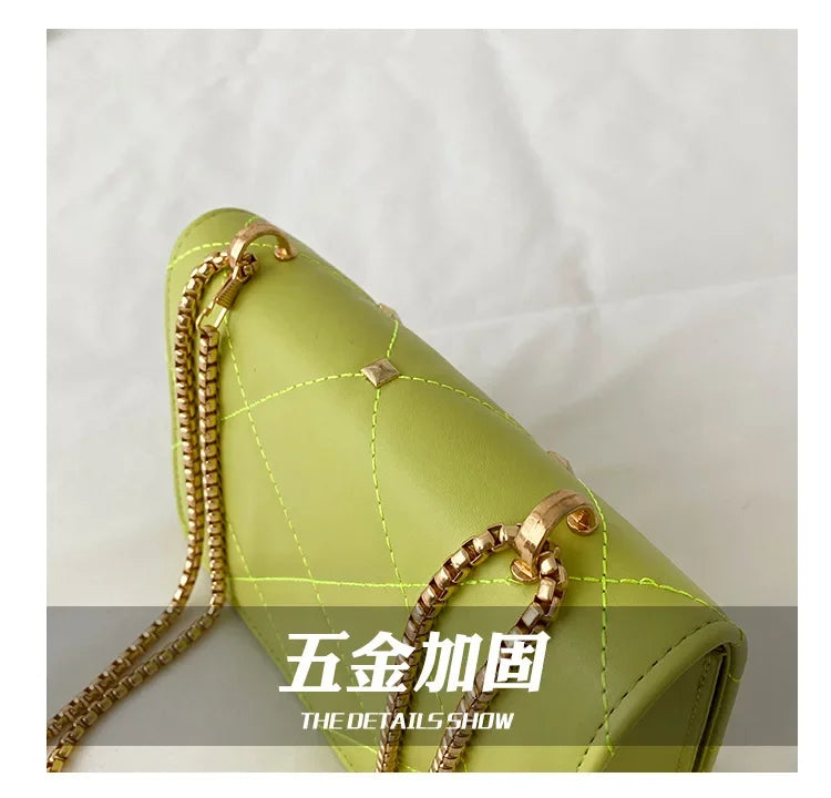 Luxury Chain Crossbody Small Square Bag