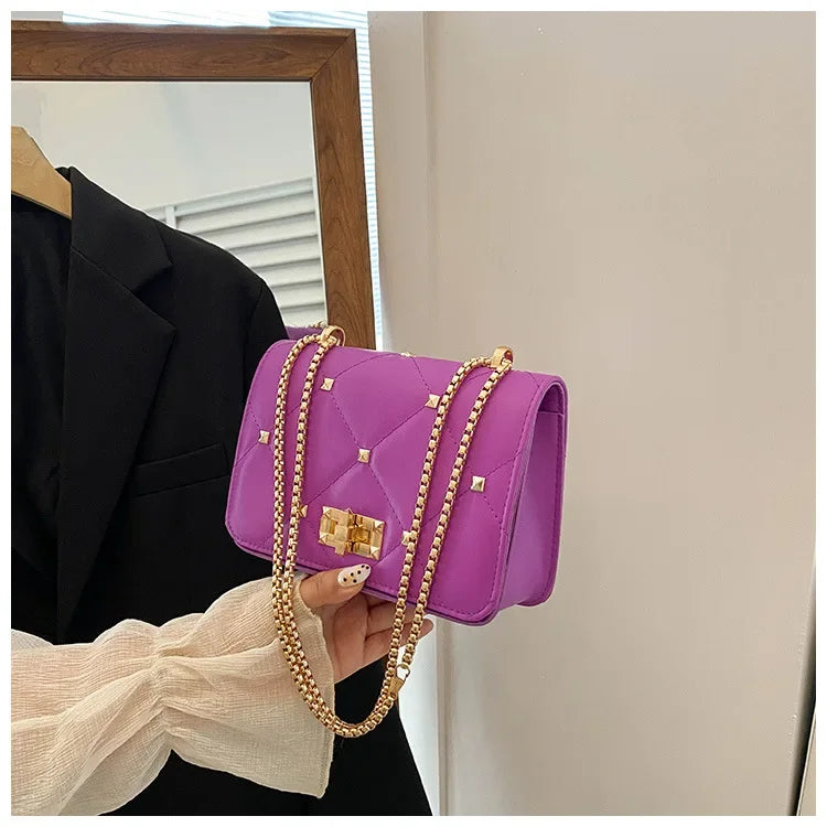 Luxury Chain Crossbody Small Square Bag