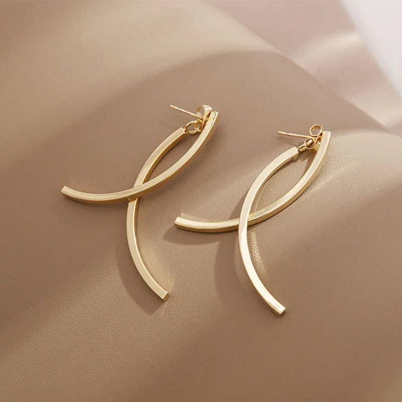 Glossy Fish Shape Earrings