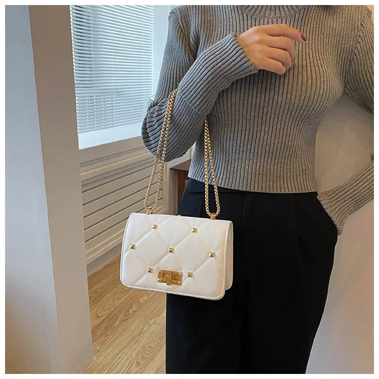 Luxury Chain Crossbody Small Square Bag